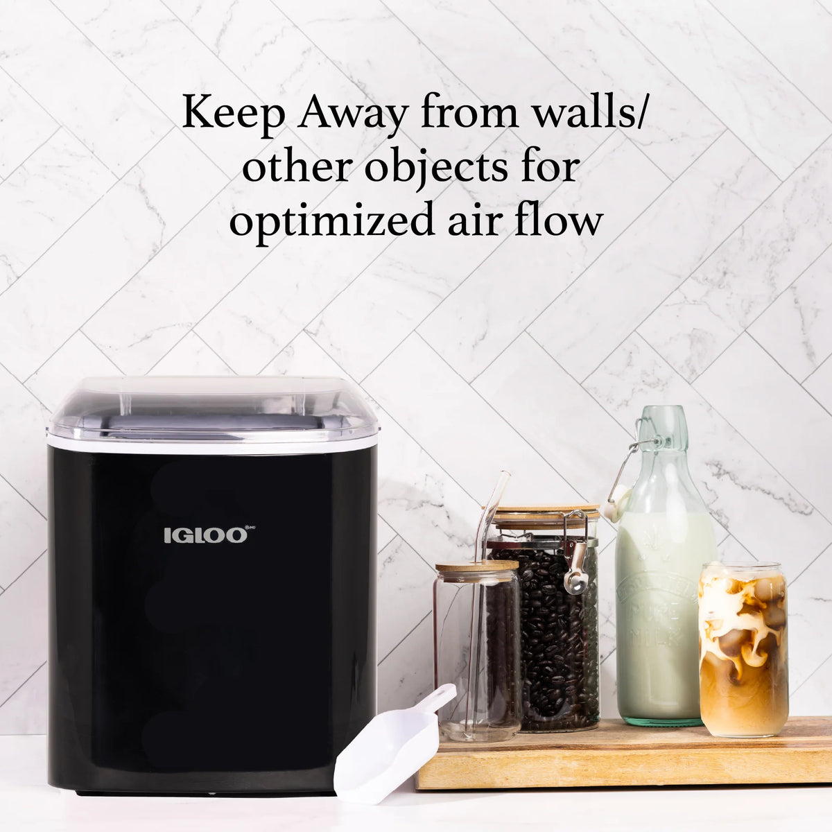 Automatic Portable Countertop Ice Maker Machine Black R8351