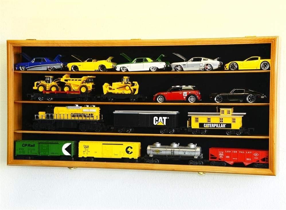 O Scale Train Display Case Cabinet Wall Rack B129