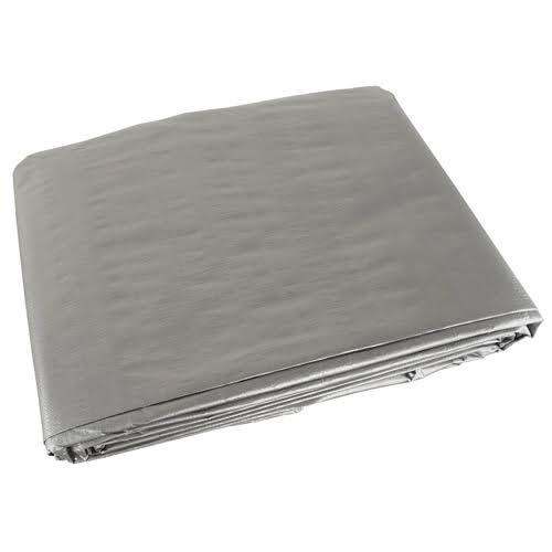 Silver 24x36 Heavy Duty UV Protected Canopy Sun Shade Boat Cover Tarp J3865