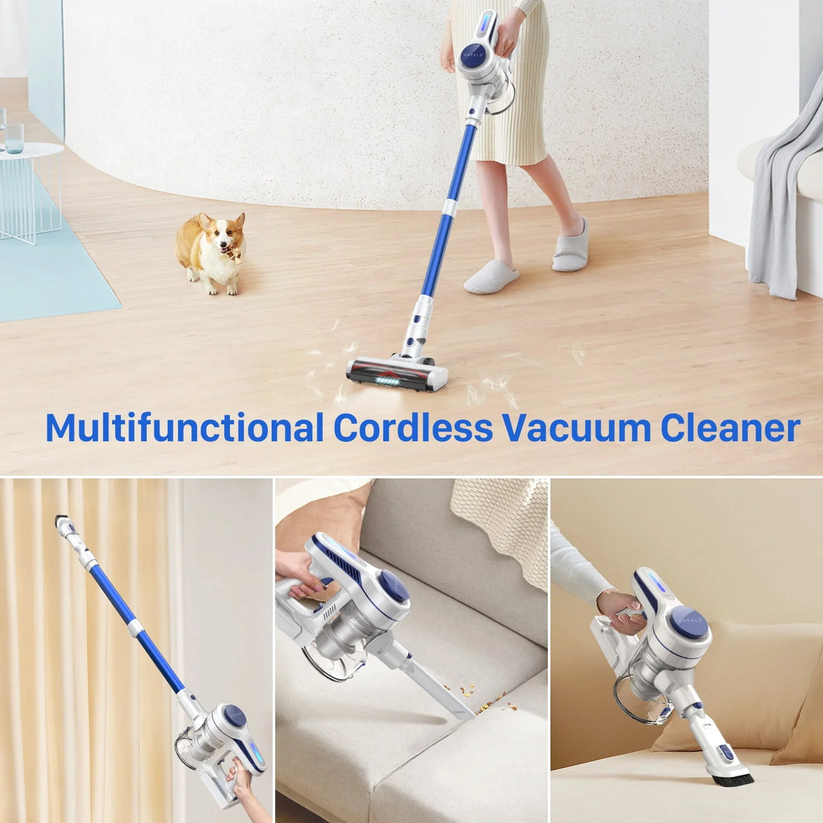 Cordless Vacuum Cleaner with 2200mAh Battery P4635