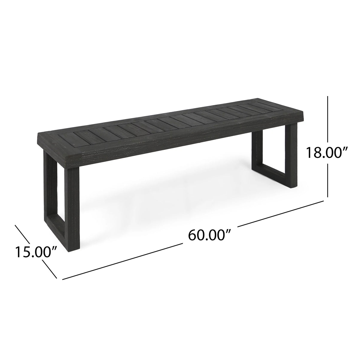 Acacia Wood Bench N904