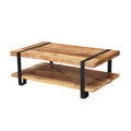 Rustic Mango Wood 2 Tier Coffee Table M94229