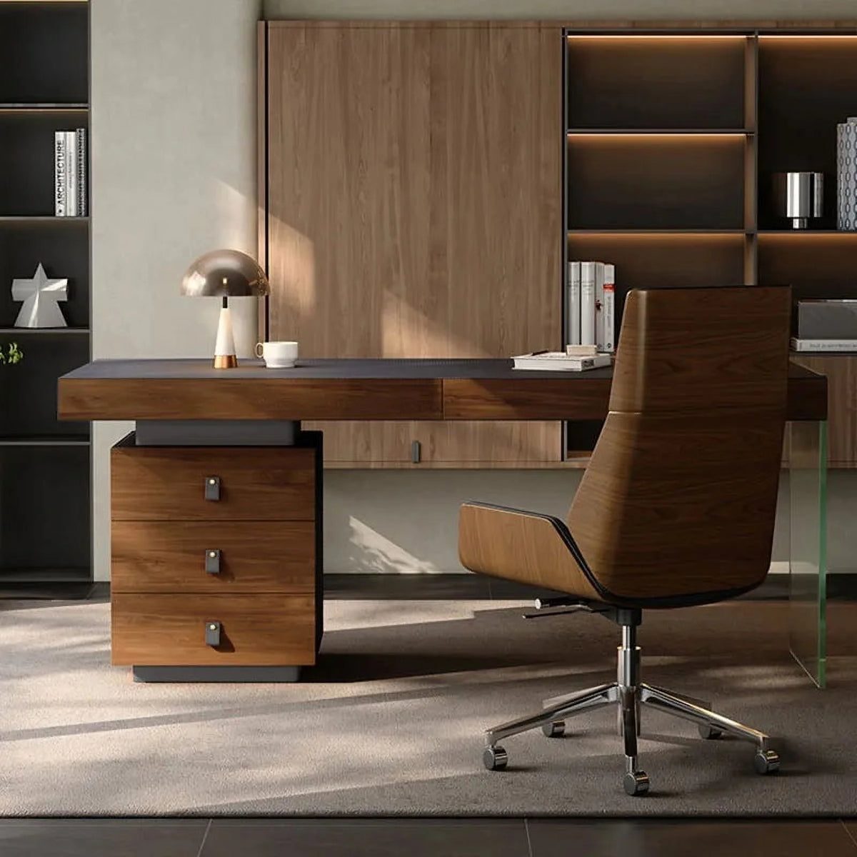 Computer Desks with Drawers B822618