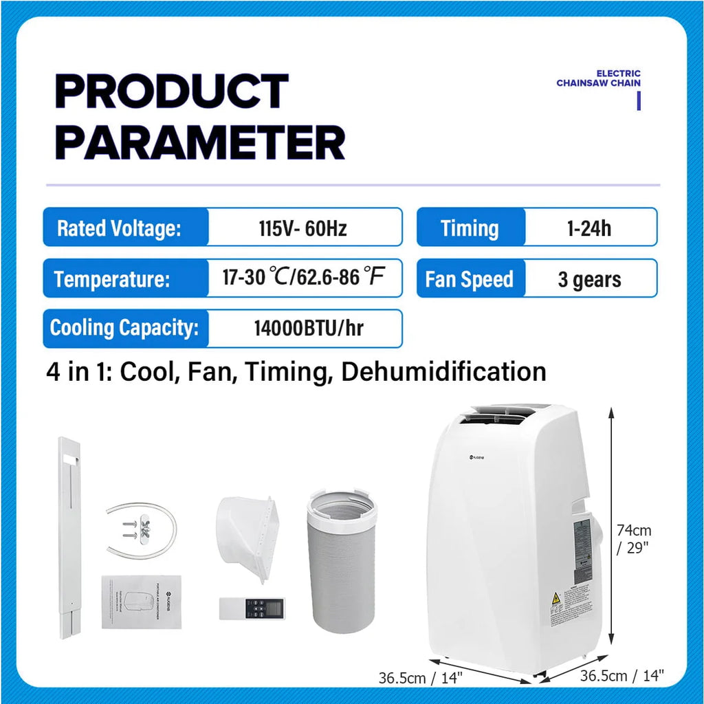 14000 BTU Portable Air Conditioner V5388