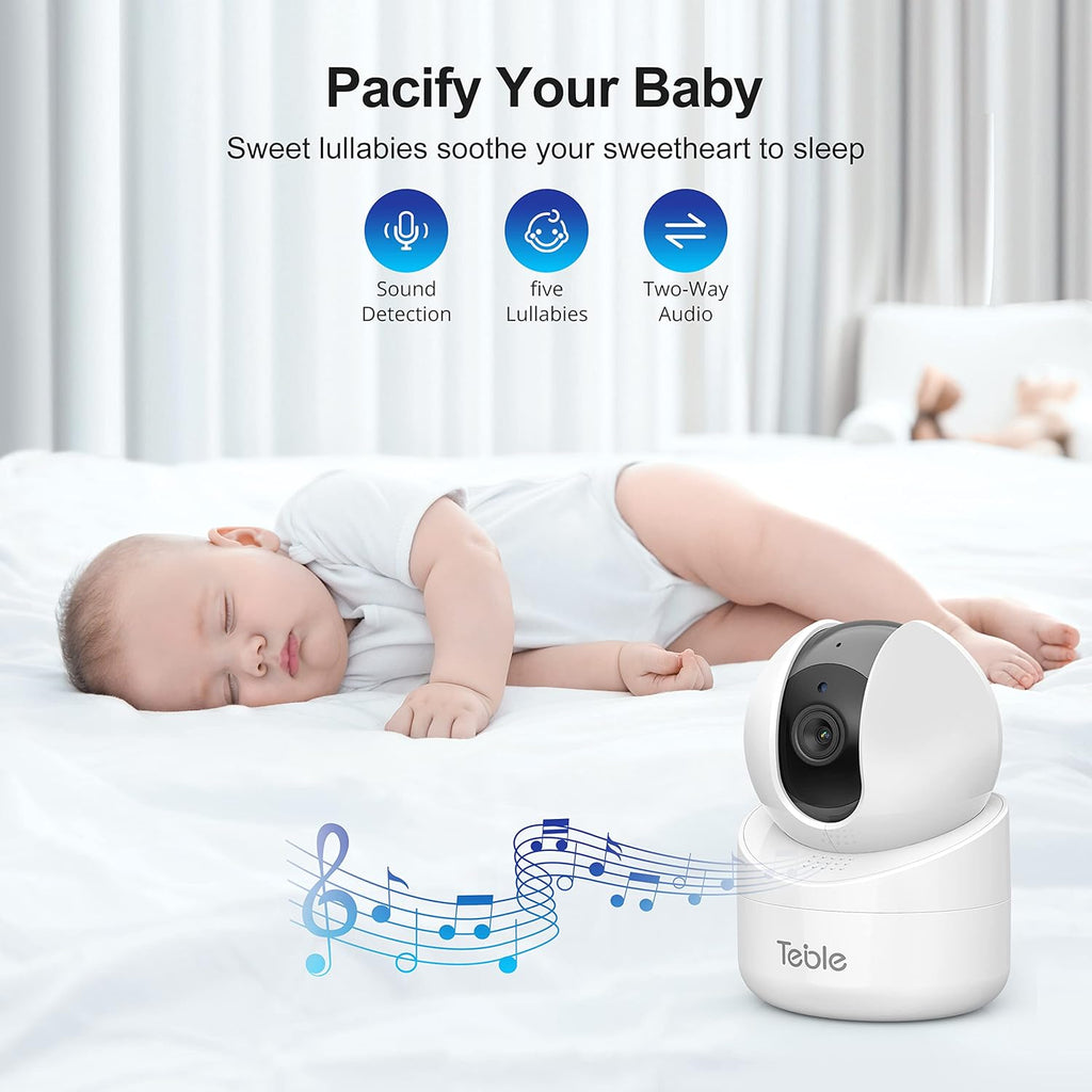 5.5" HD Video Baby Monitor with Camera and Audio N370