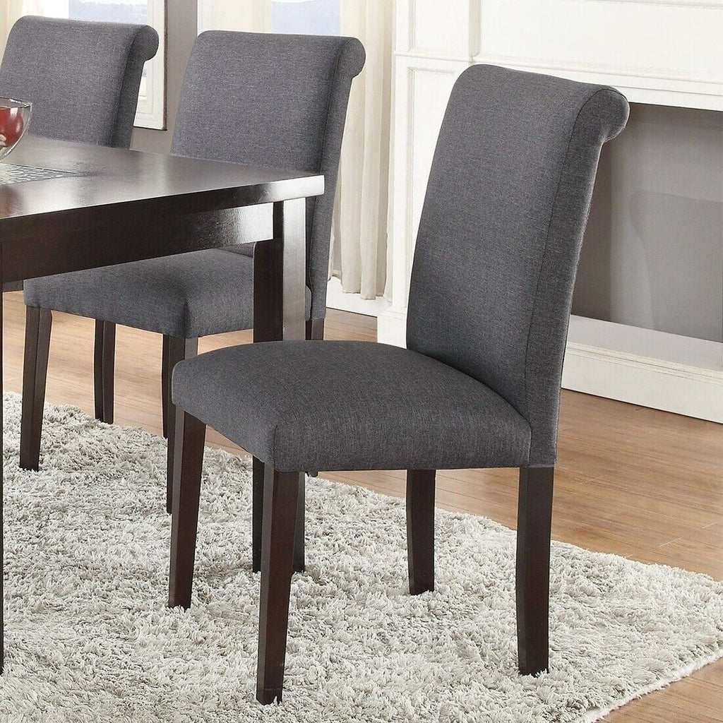 7pc Dining Set Table and 6 Side Chairs Y301243