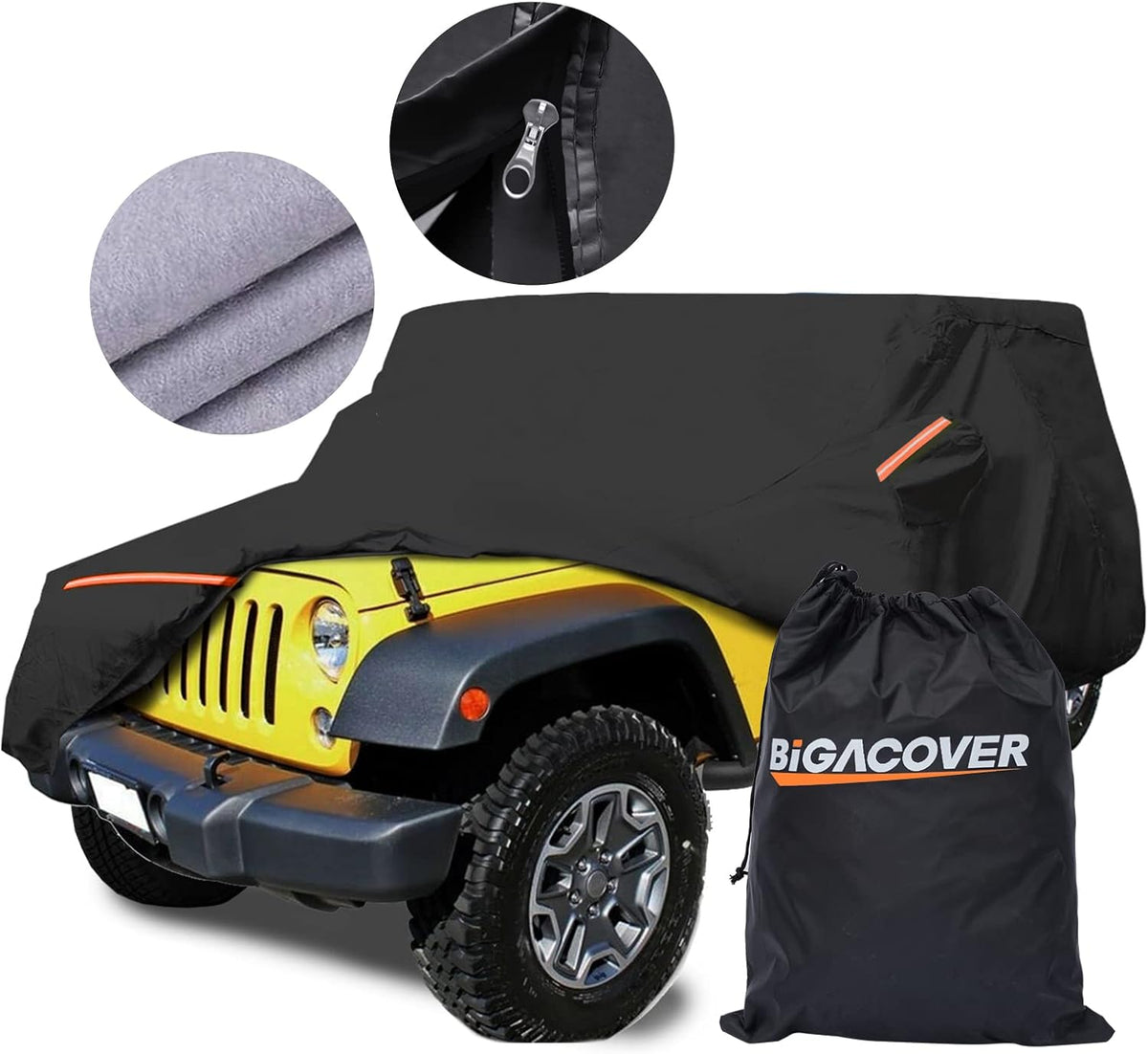 Waterproof Car Cover with Zipper O25559