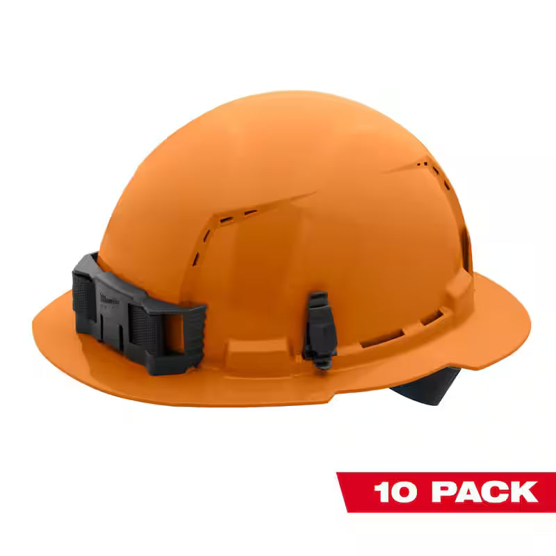 Orange Type 1 Class C Vented Hard Hat 10-Pack H3177