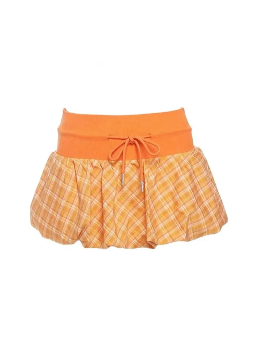 Checked Bubble Skirt G68446