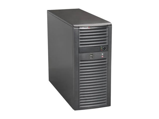 Black Mid-Tower System Cabinet H506