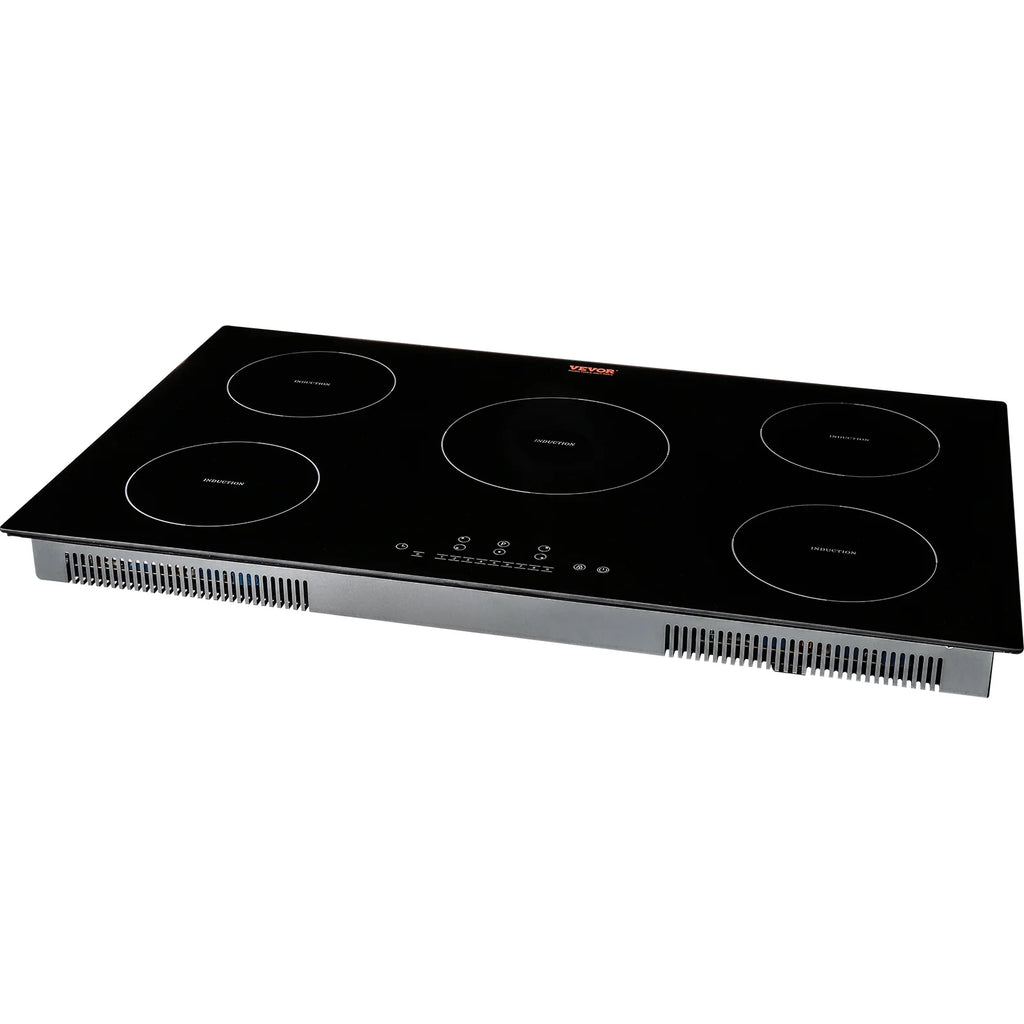 36 inch Electric Cooktop 5 Burners Ceramic Glass Stove Top G988