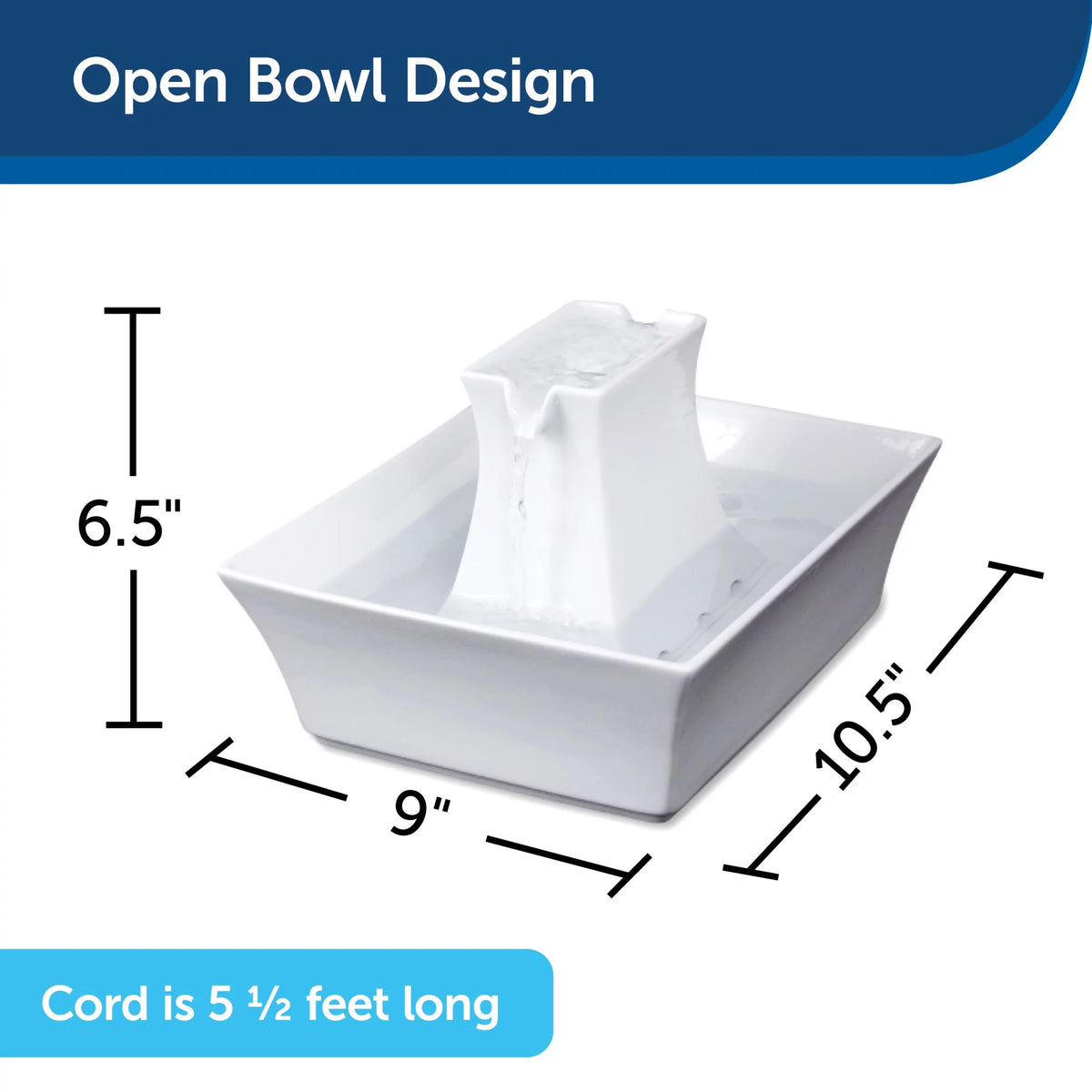 Ceramic Pagoda Fountain White V922412