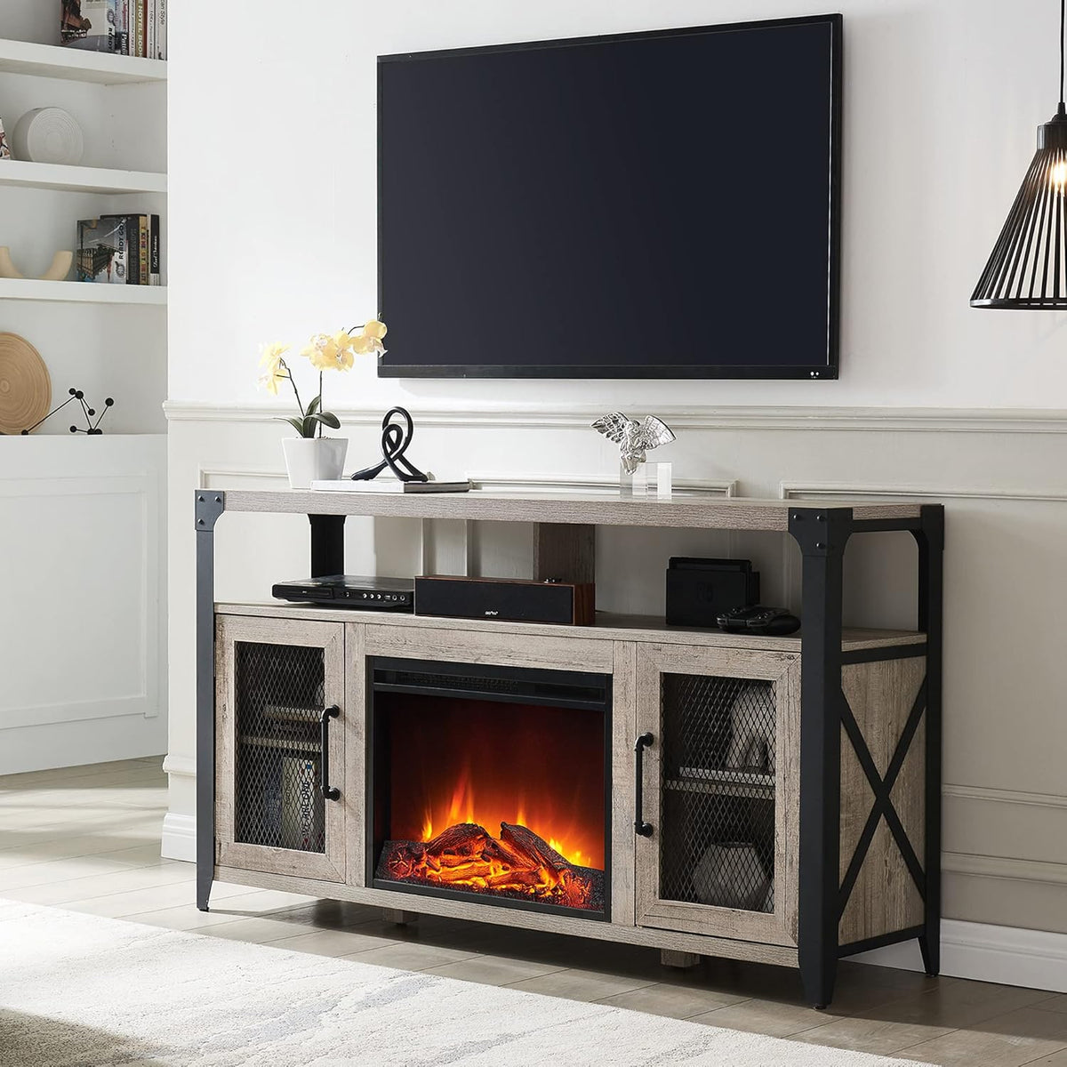 Tall Wood TV Stand for 65 inch TV X423910