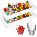 10 Pcs Inflatable Serving Tray and Salad Bowls Q547607