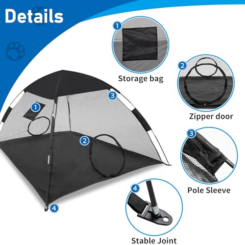 Mesh Cat Tent Outdoor Portable Playpen A599682