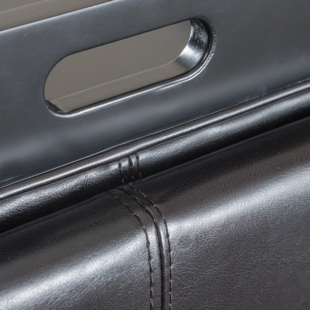 Bonded Leather Storage Ottoman S8177