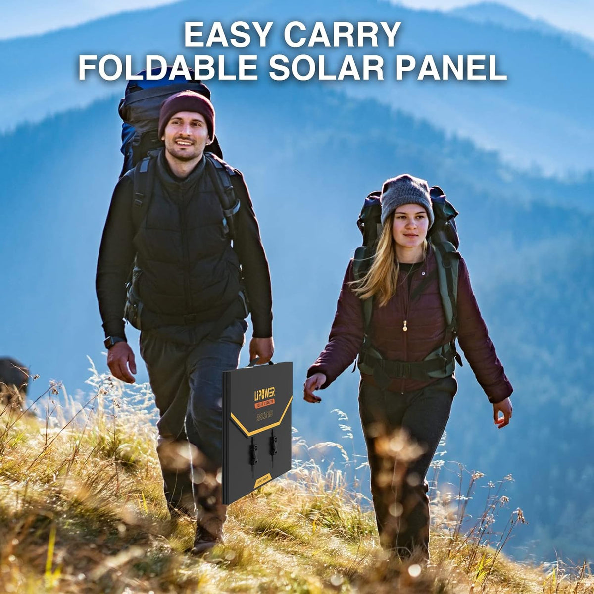 100W Portable Foldable Solar Panel with USB Type-C F65742