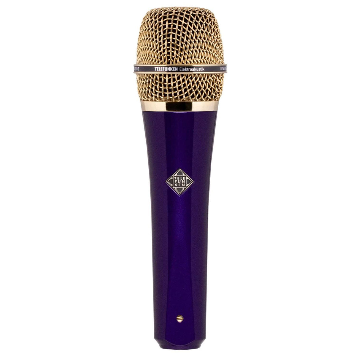 Dynamic Handheld Vocal Microphone Purple Body Gold Grill A4662