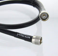 White 50 ohm Coaxial Cable with UHF PL259 Male Crimp Connectors, 25 ft Pack of 2 G48611