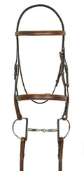 Square Fancy Raised Padded Bridle with Lace Reins W28156