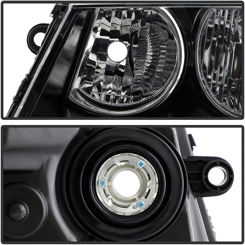 Black Headlights Replacement Driver + Passenger Side Q98564