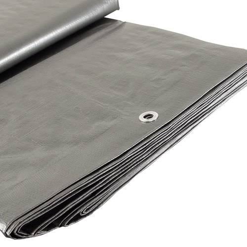 Silver 24x36 Heavy Duty UV Protected Canopy Sun Shade Boat Cover Tarp J3865