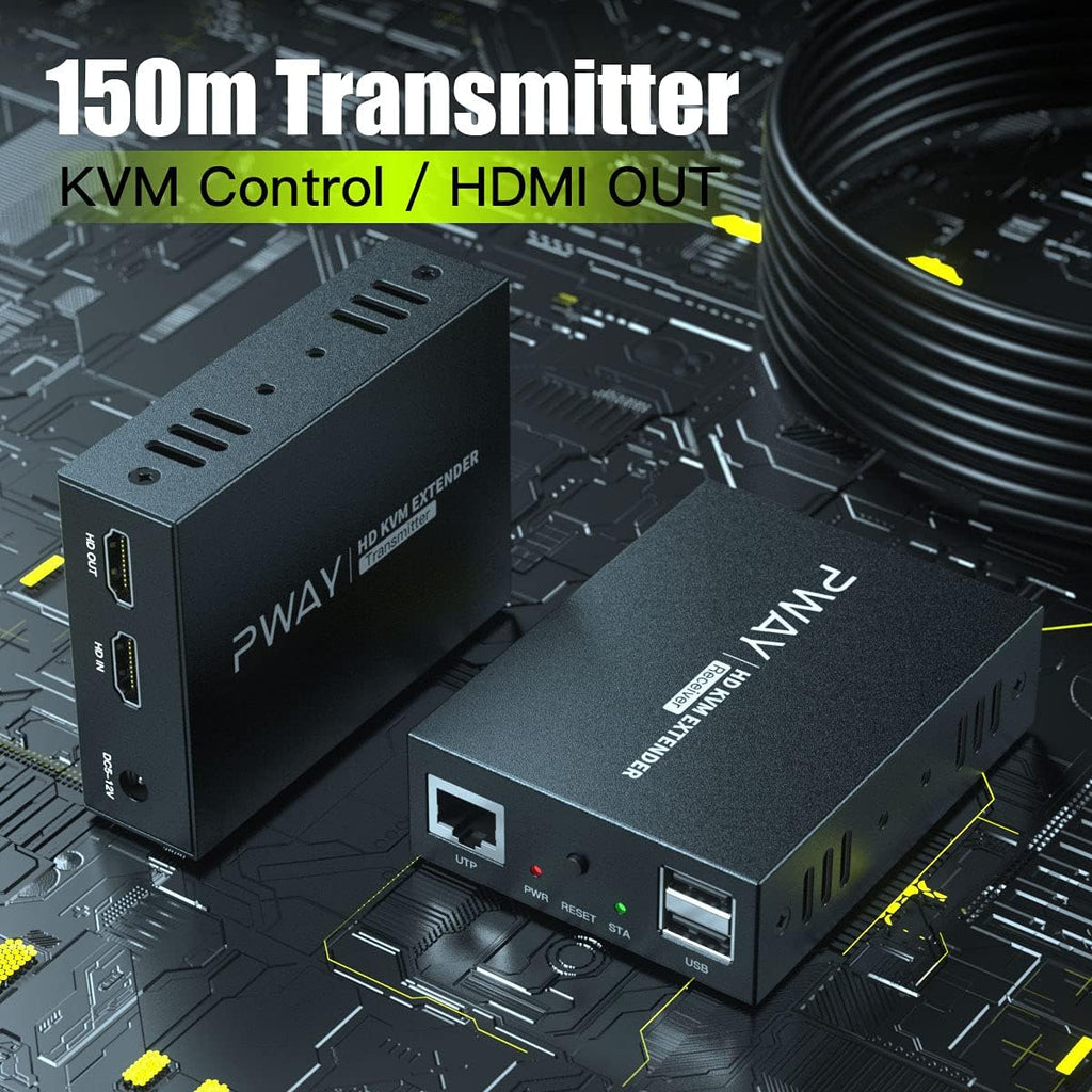 HDMI KVM USB Extender 150m over Cat5e/6/7 1080P S874791