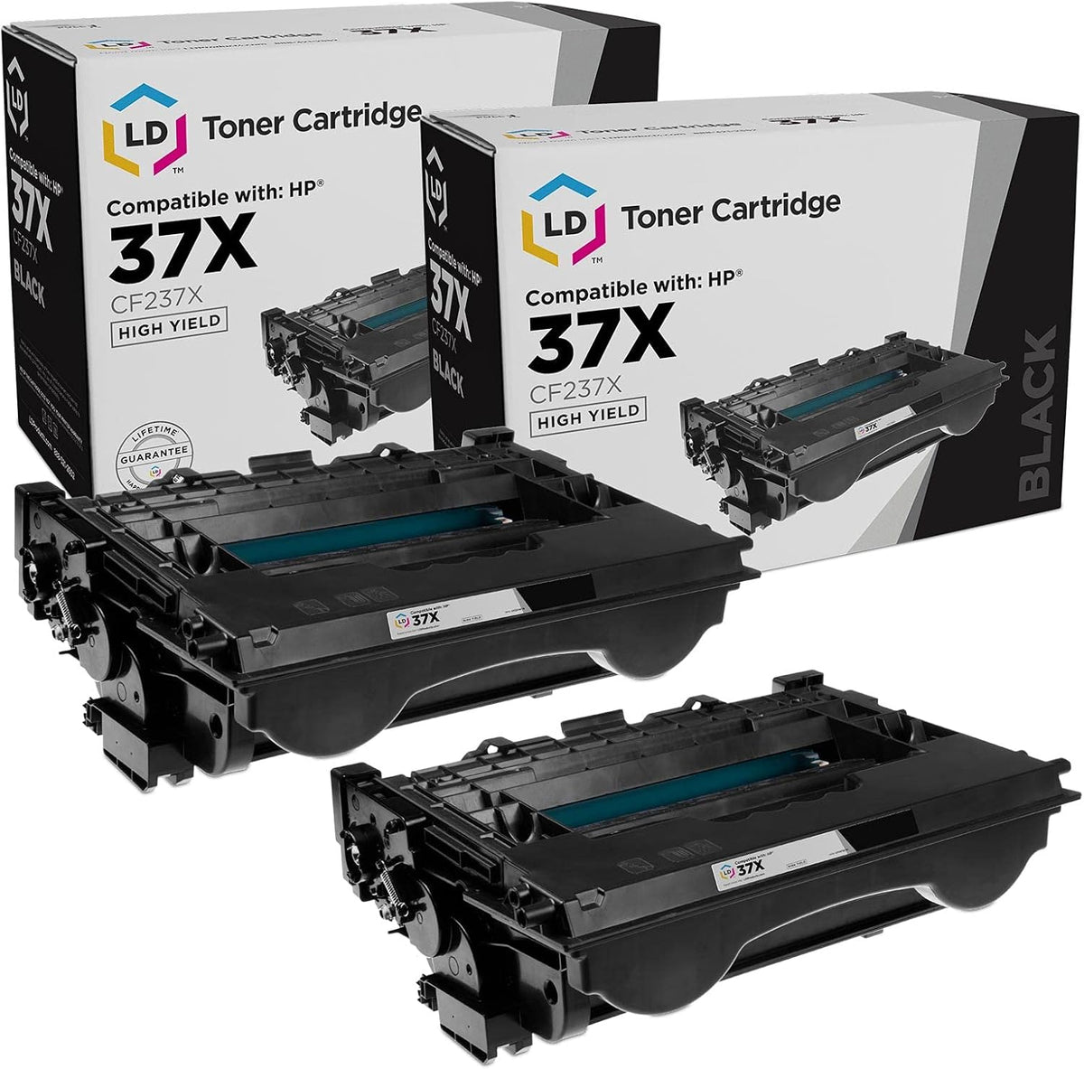 Compatible Toner Cartridge Replacements (Black, 2-Pack) O835