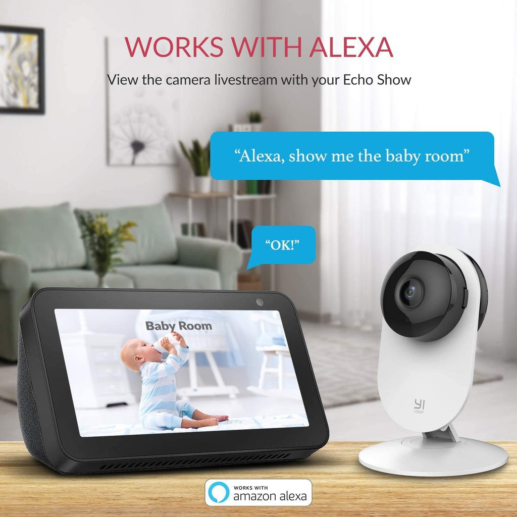 1080p WiFi Indoor Security Camera with Night Vision B30437