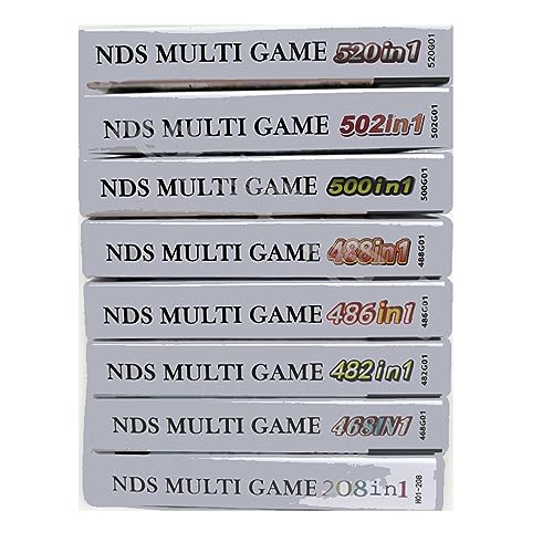 520 in 1 Multi Cart Video Games Cartridge for Nintendo DS 3DS 2DS Z978