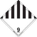 Miscellaneous Dangerous Goods Placard, Permanent Vinyl, Pack of 25 S47864