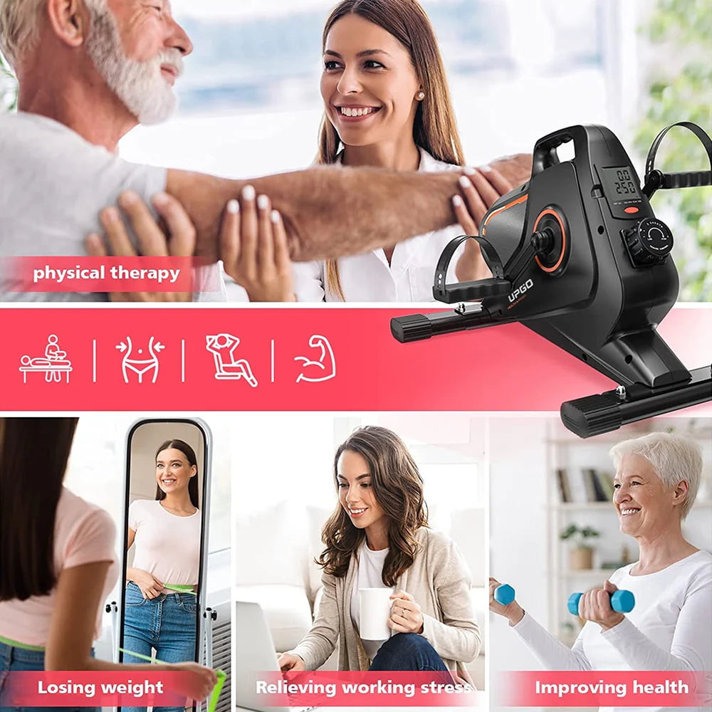 Magnetic Under Desk Bike Pedal Exerciser with LCD Display R511