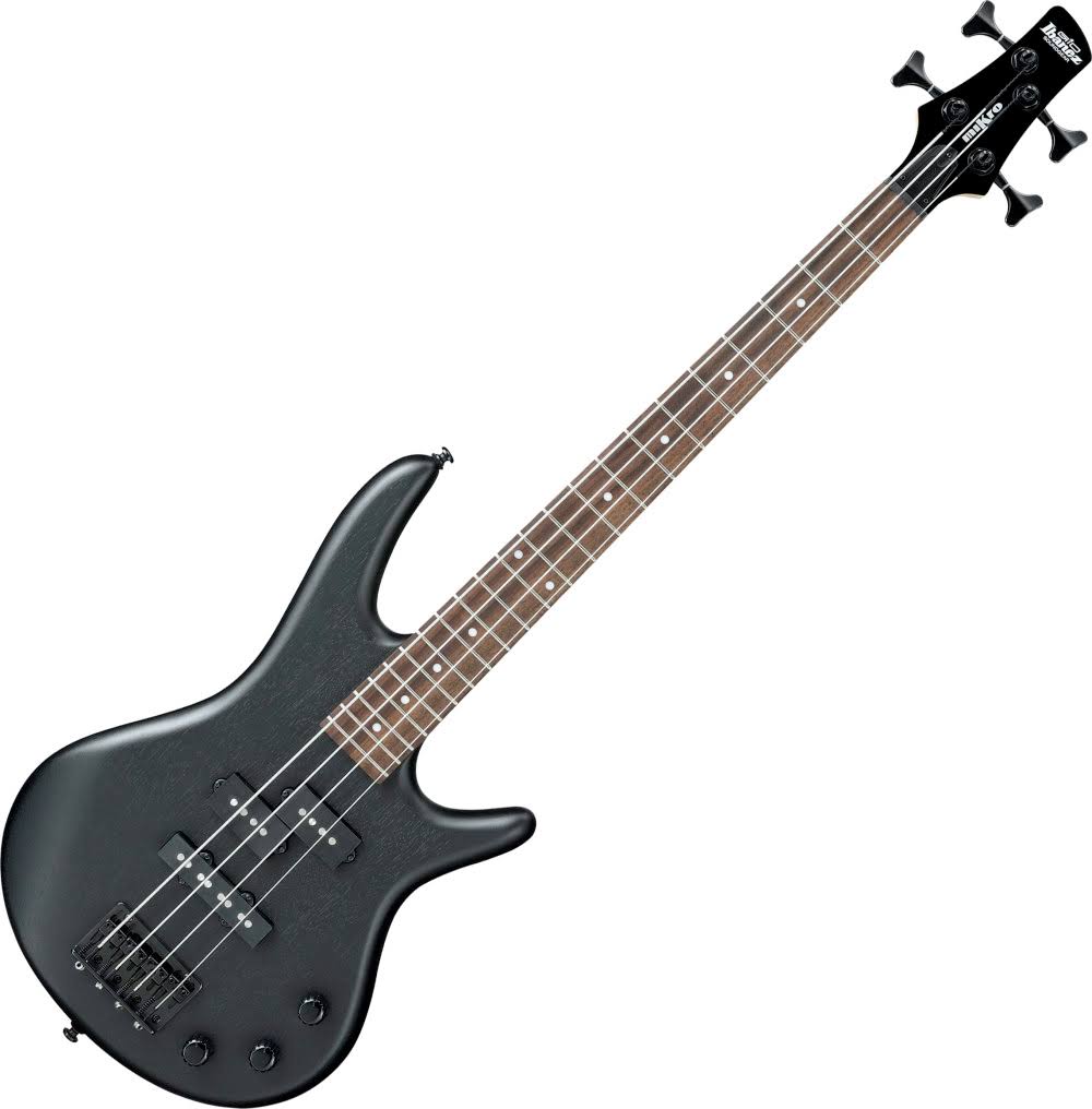 Weathered Black Bass Guitar Z60108