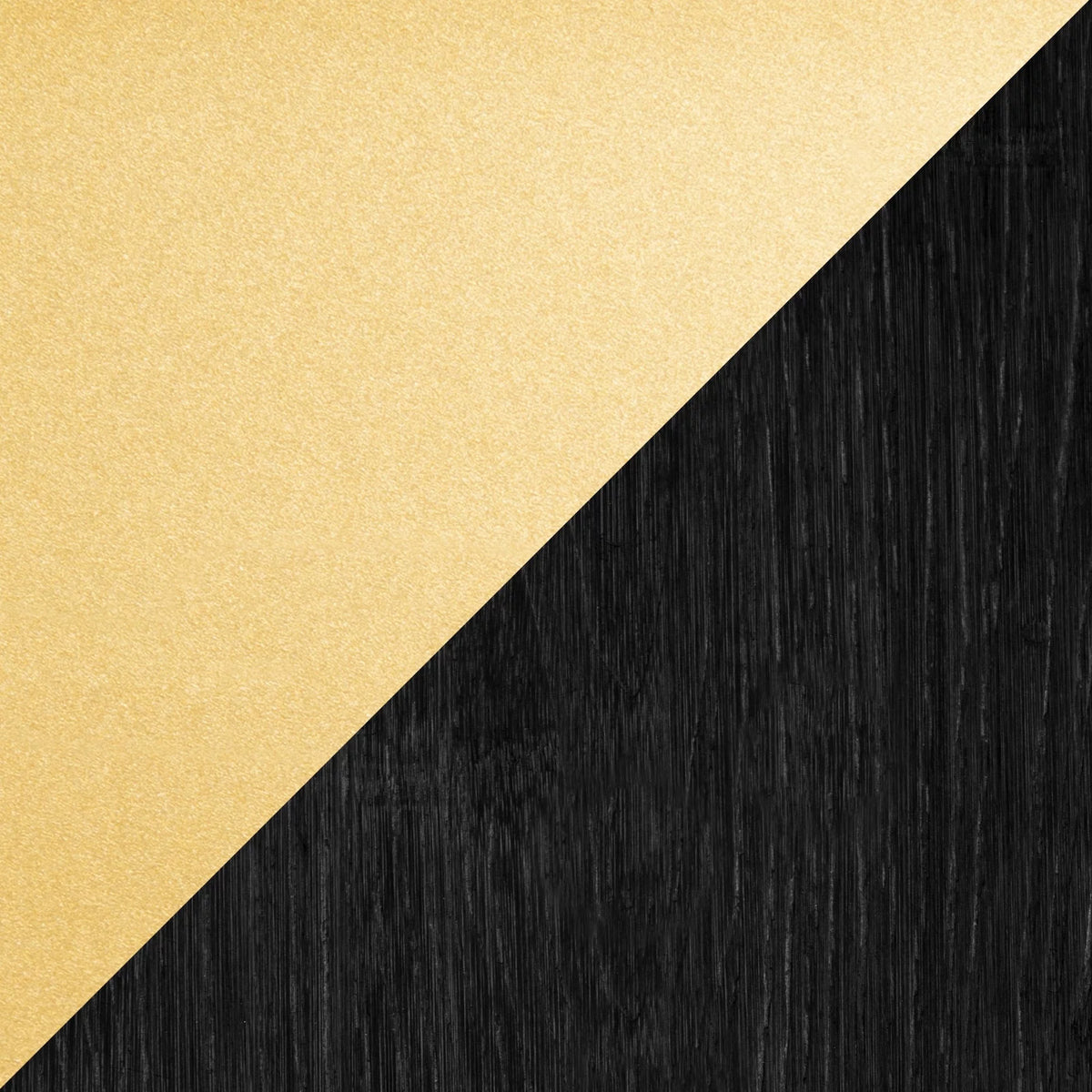 Contemporary Counter Table Gold Metal Black Wood Grain D71103