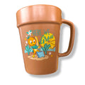 Orange Bird Flower Pot Mug K687