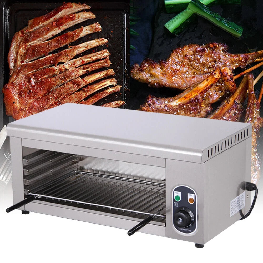 Commercial Cheese Melter Wall-mounted 1500W Electric Salamander Broiler C313954