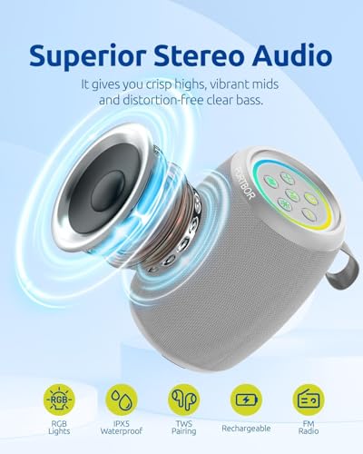 Portable Wireless Bluetooth Speaker IPX5 Waterproof V742923