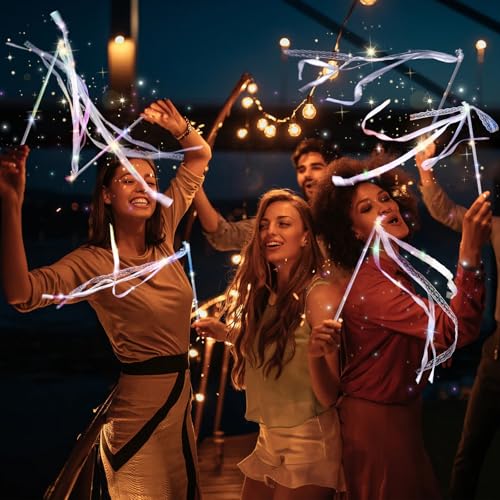 Light up Wedding Wands with Ribbons & Bells U974046