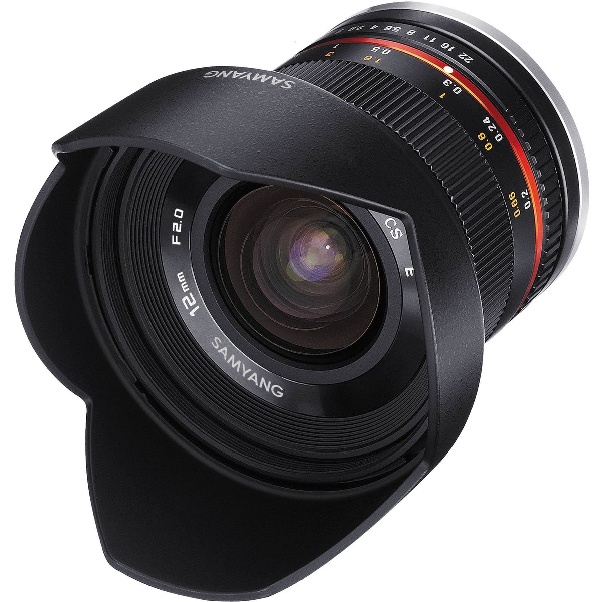 12mm F2.0 Ultra Wide Angle Lens Black J524