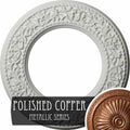 Blackthorn Ceiling Medallion Hand-Painted Polished Copper L12097