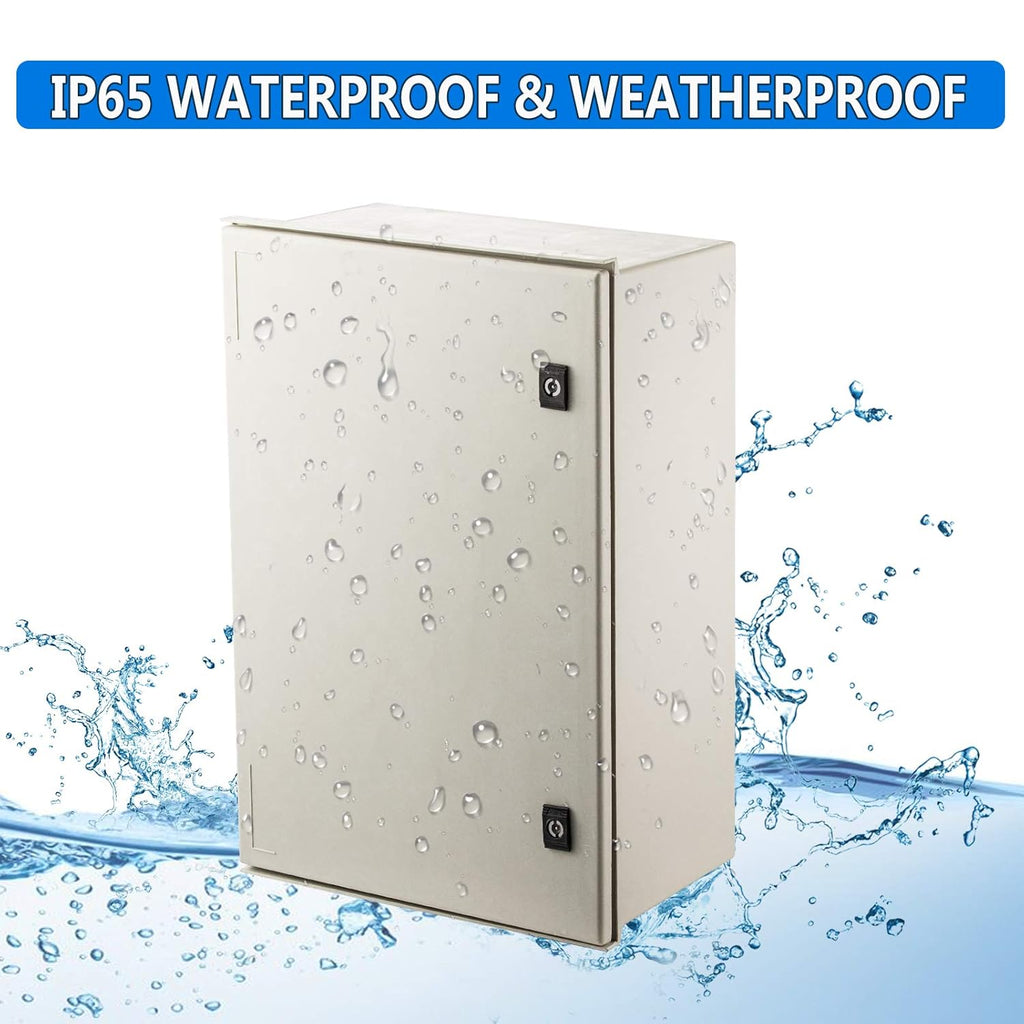 24 x 16 x 9'' NEMA 4X Fiberglass Electrical Enclosure O5799