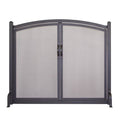 Arched Fireplace Screen with Doors F8758