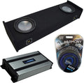 Compatible with Ford F-150 Super Cab Truck 1997-1999 Amplifier and Dual 12 Sub Box Enclosure J629840