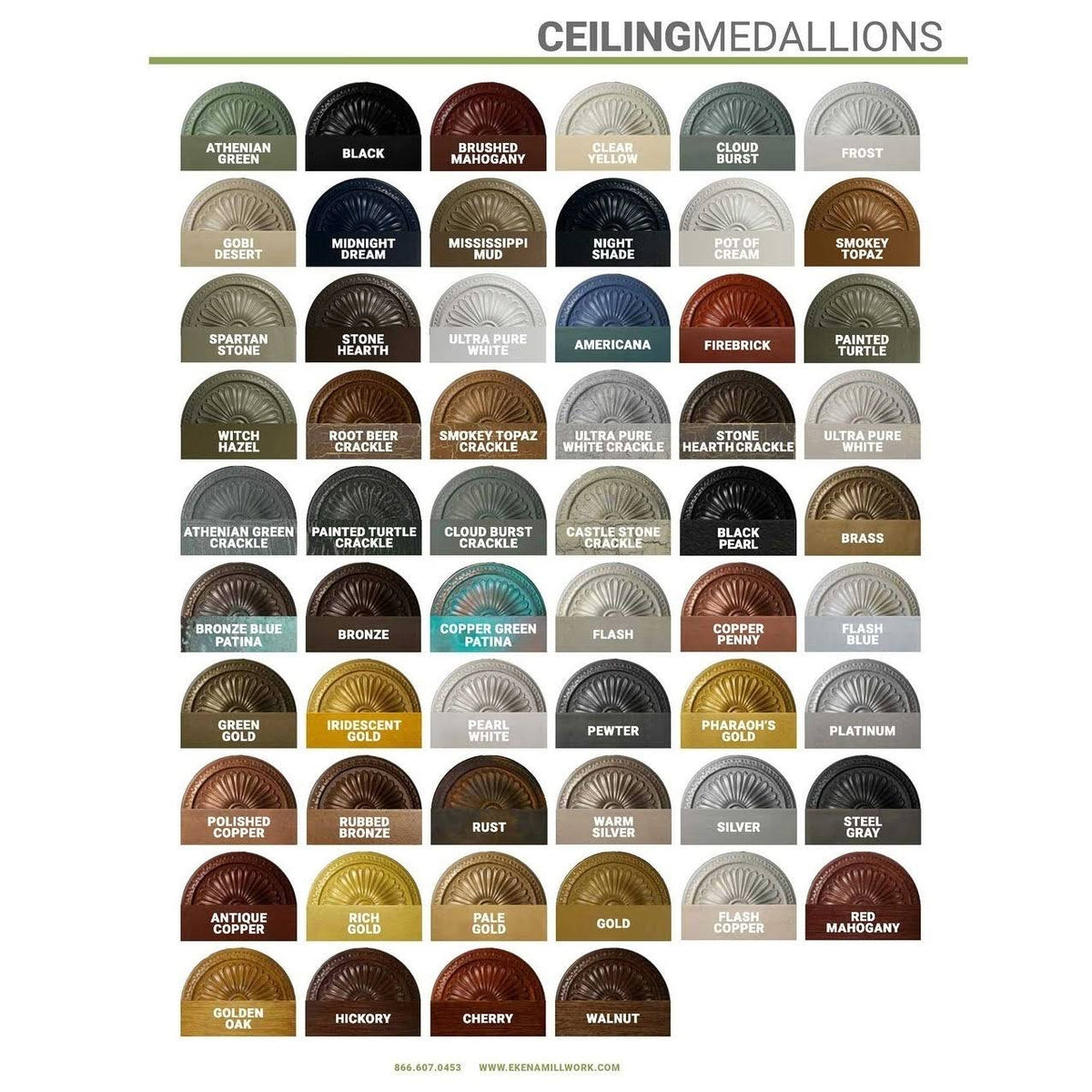 Emery Leaf Ceiling Medallion U474572