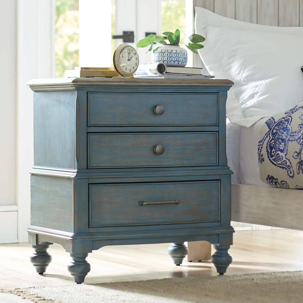 Blue Nightstand U64214