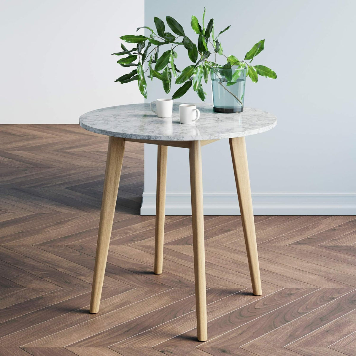 Round Marble Bistro Dining Table H18137