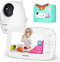 Baby Monitor with Camera and Audio, Night Vision, PTZ, Motion Detection, Auto Tracking, Temperature Monitor, 2-Way Talk K167282
