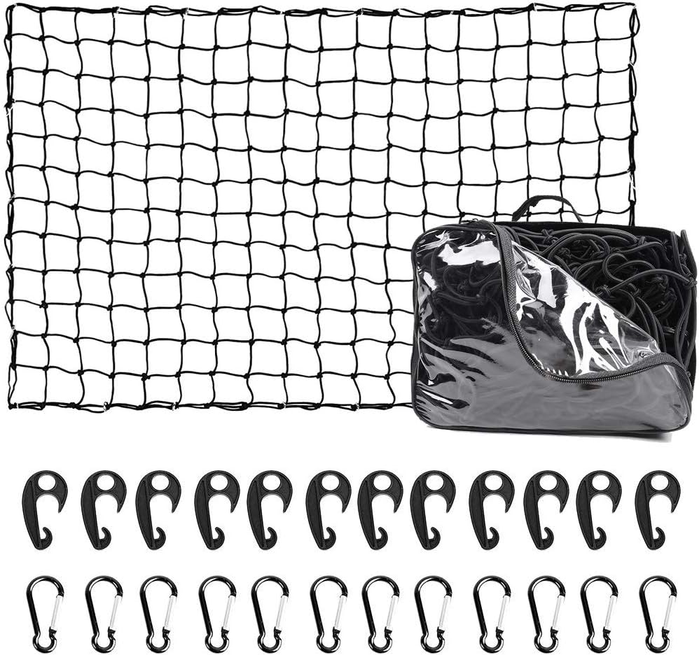 Roof Rack Basket Rooftop Cargo Carrier with Cargo Net and Bag D683