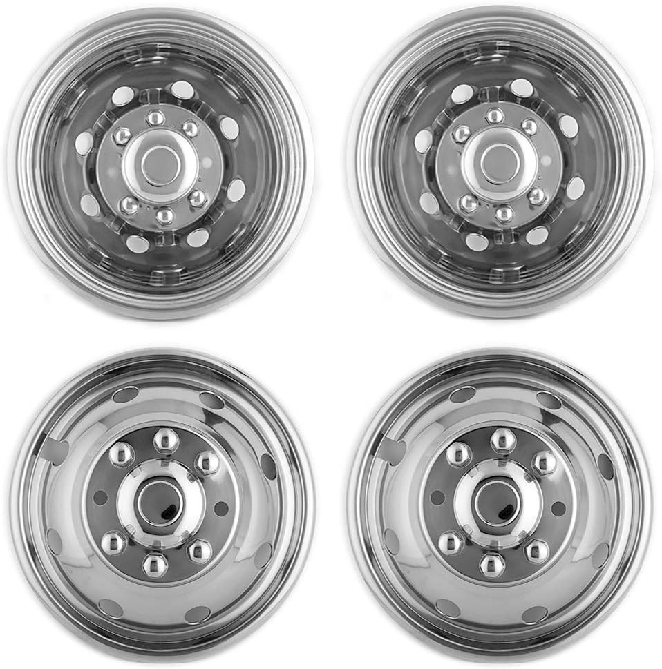 19.5inch Polished Stainless Steel Dually Wheel Simulators P957620