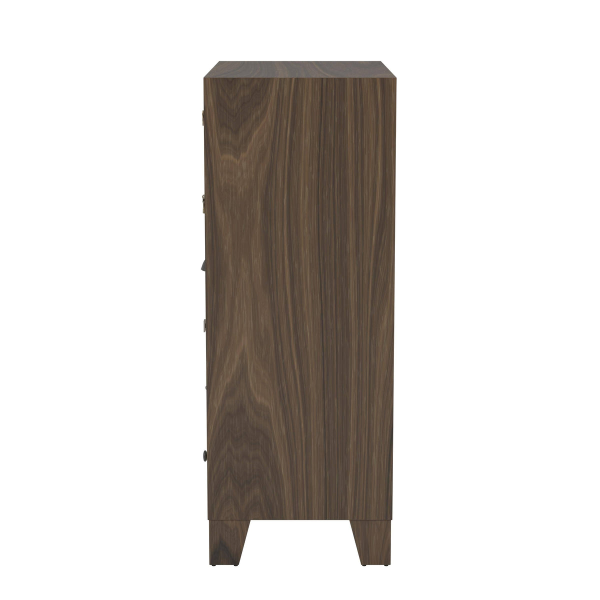 Rustic Walnut Solid Wood Chest D614506